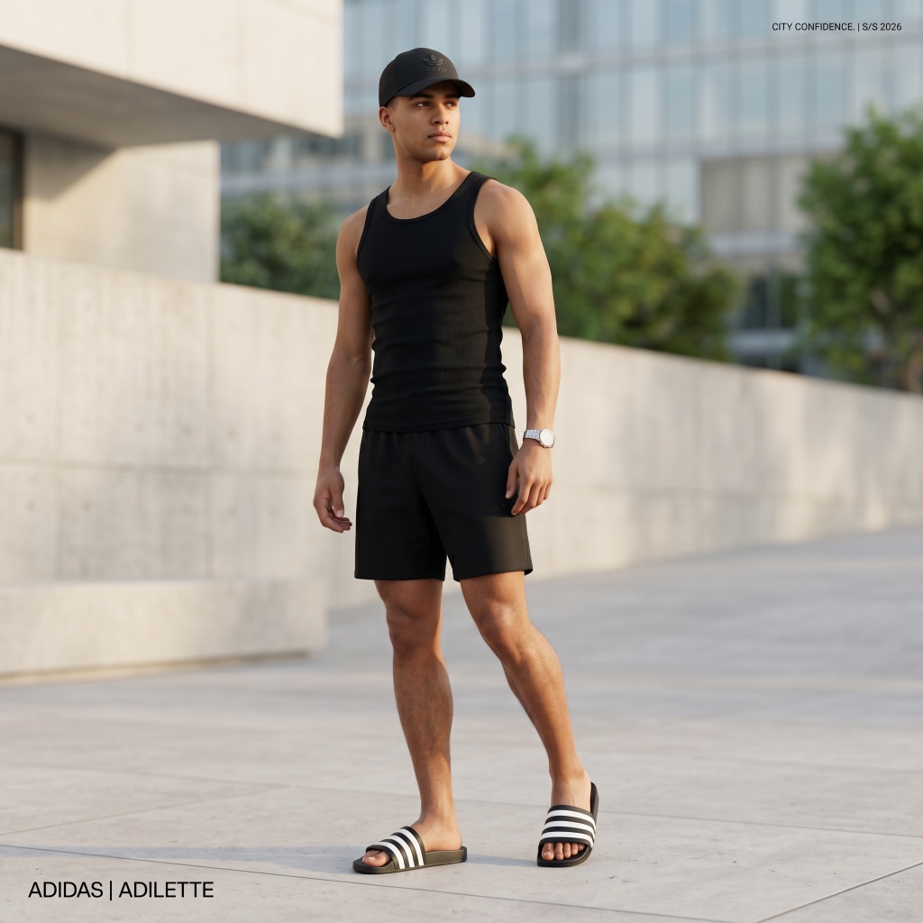 شبشب أديداس أديليت - ستايل يومي